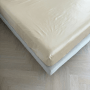 Kayori Saya Topper Hoeslaken Katoen-Satijn Offwhite