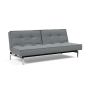 Innovation Living Splitback Chrome Sofa Bed - stof 320