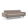 Innovation Living Dublexo Chrome Sofa Bed With Arms - stof 318
