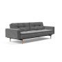 Innovation Living Sofa Bed 115 Dublexo Styletto Light Wood Arms