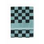 Marc O'Polo Gastendoek Checker Aquamarine 30 x 50 cm
