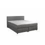 Adore Boxspring Parga Lederlook Antraciet