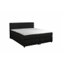 Adore Boxspring Parga Lederlook Zwart