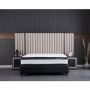 Boxspring Skybedd Duobedd Antraciet met Opbergruimte