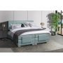 Adore Elektrische Boxspring Nauplion - Complete set Blauw