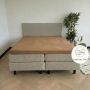 Kayori Eji Topper Hoeslaken 100% Egyptisch katoen-perkal Taupe