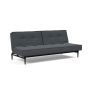 Innovation Living Splitback Styletto Sofa Bed Black Wood - stof 894