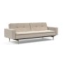 Innovation Living Dublexo Styletto Sofa Bed Light Wood With Arms - stof 612