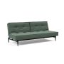 Innovation Living Splitback Styletto Sofa Bed Black Wood - stof 518