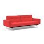 Innovation Living Splitback Chrome Sofa Bed With Arms - stof 511