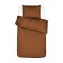 Essenza Dekbedovertrek Minte Leather brown