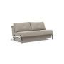 Innovation Living Cubed 160 Chrome Sofa Bed - stof 579