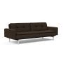 Innovation Living Dublexo Chrome Sofa Bed With Arms - stof 358
