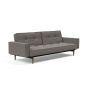 Innovation Living Sofa Bed 115 Splitback Styletto Dark Wood Arms