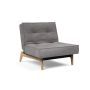 Innovation Living Splitback Eik Chair Oak - stof 282