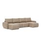 Innovation Living Norum Sofa Bed U-shape With Curve Arms - stof 587