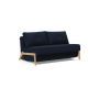 Innovation Living Cubed 140 Wood Sofa Bed - stof 528