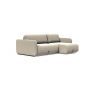 Innovation Living Sofa Bed 120 Vogan Lounger 539 Boucle Beige
