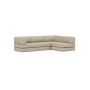 Innovation Living CozyPad Sofa BedL-Shape with arms - stof 356