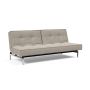 Innovation Living Splitback Chrome Sofa Bed - stof 579
