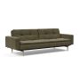 Innovation Living Dublexo Styletto Sofa Bed Light Wood With Arms - stof 316