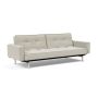 Innovation Living Splitback Chrome Sofa Bed With Arms - stof 527