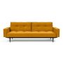 Innovation Living Splitback Styletto Sofa Bed Black Wood With Arms 507