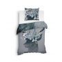 Heckett & Lane Dekbedovertrek Myrthe Dark Grey