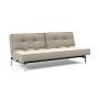 Innovation Living Splitback Chrome Sofa Bed - stof 539