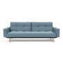 Innovation Living Splitback Styletto Sofa Bed Light Wood With Arms 525