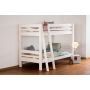 MOJO Stapelbed schuine ladder White Wash 90 x 200 cm