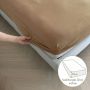 Kayori Eji Hoeslaken 100% Egyptisch katoen-perkal Taupe