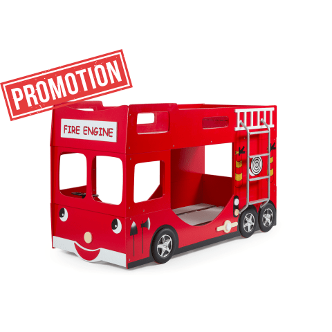 FIRE TRUCK BUNK BED *