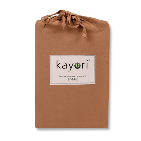 Kayori Kai Hoeslaken Katoen Caramel