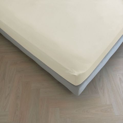 Kayori Puro Hoeslaken Katoen-Perkal Beige