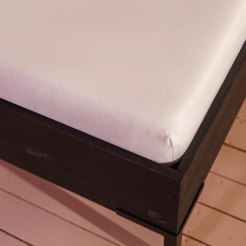 Kayori Shizu Splittopper Hoeslaken Katoen-Perkal Wit