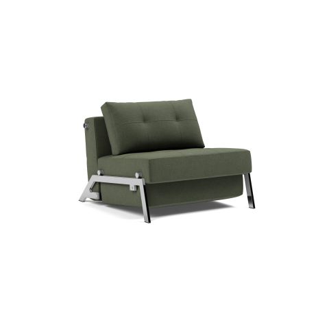 Innovation Living Cubed 90 Chrome Chair - stof 413