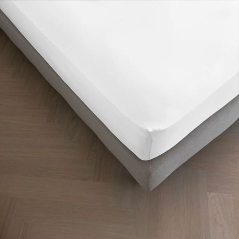 Kayori Sota Splittopper Hoeslaken Tencel Wit