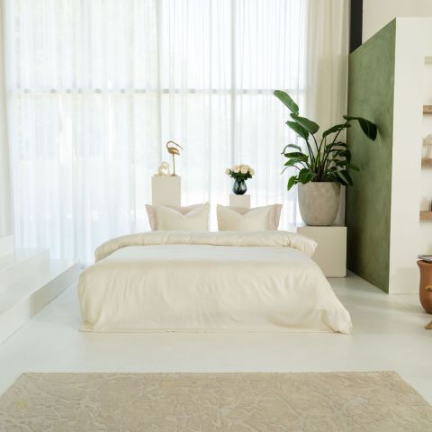 Kayori Shan Dekbedovertrek Tencel Offwhite