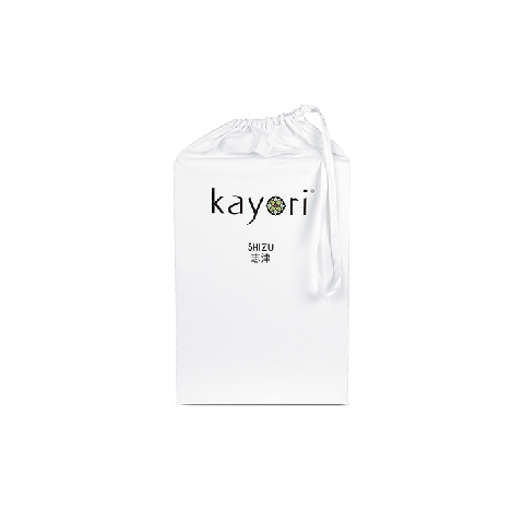 Kayori Shizu Topper Hoeslaken Jersey Wit