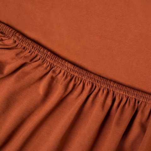 Kayori Saiko hoeslaken - Leather Brown
