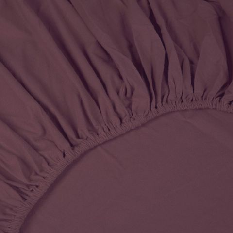 Kayori Atsui Topper Hoeslaken Flanel Burgundy