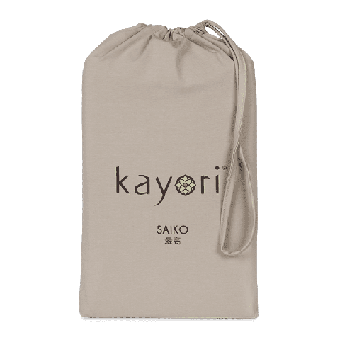 Kayori Saiko Splittopper hoeslaken - Taupe