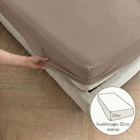 Kayori Sota Hoeslaken Tencel Taupe