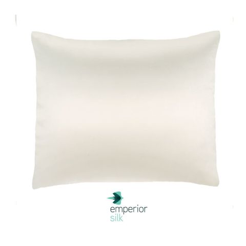Emperior Silk Kussensloop Schumann Convenience Volant Ivoorwit