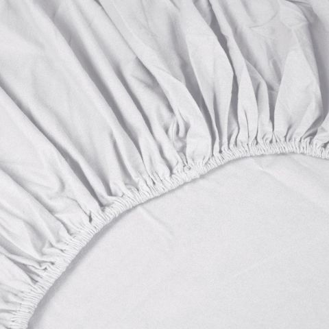 Kayori Atsui Topper Hoeslaken Flanel Wit