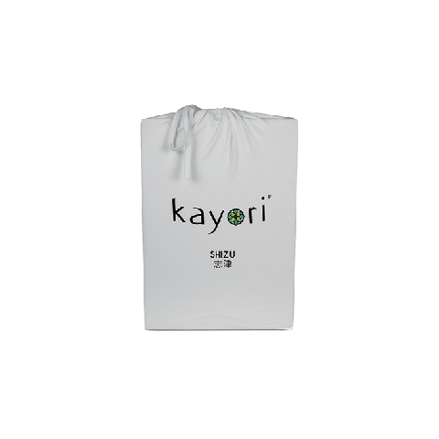 Kayori Shizu Splittopper Hoeslaken Jersey Zilvergrijs