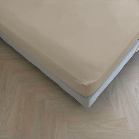 Kayori Puro Hoeslaken Katoen-Perkal Zand