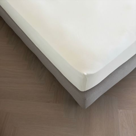 Kayori Sota Splittopper Hoeslaken Tencel Offwhite