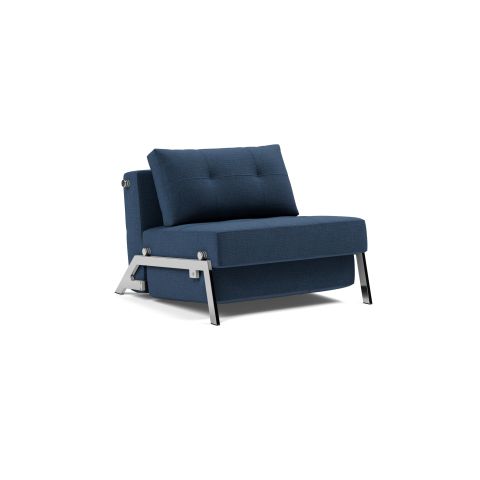 Innovation Living Cubed 90 Chrome Chair - stof 414